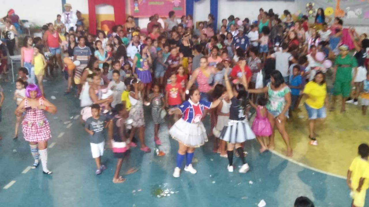 Camacã: Dia das Crianças  foi festejado com muita diversão  pelos PFSs Luiz Pereira de Castro I e Manoel Rodrigues 

